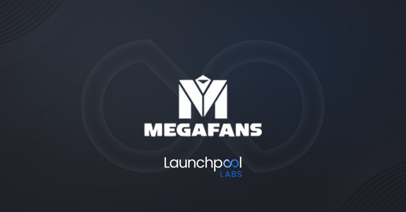 MegaFans logo above Launchpool Labs Logo